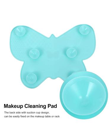 1pc Silicone Scrub Pad Eco-Friendly Makeup Applicator & Cleaning Tool | 23x17cm Green Perfect for Beauty Kits & Cosmetic Care - Buy Online on SooperMarket.com