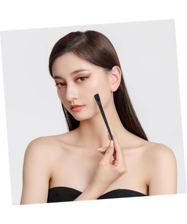 Mikinona Flat Concealer Brush 12pcs Eyeliner Brush Eye Shadow Brush Flat Eyeliner Brush Eyeshadow Eyeliner Make up 14.5x0.7x0.5cm Black - Buy Online on SooperMarket.com