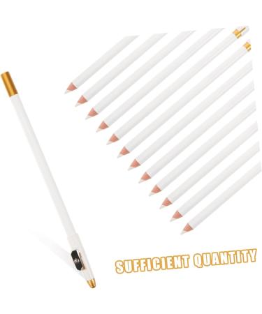 BELLIFFY 12pcs Eyebrow Pencil Sharpener Eyebrow Pencils Eyebrow Pencil for Makeup Wooden White - Buy Online on SooperMarket.com