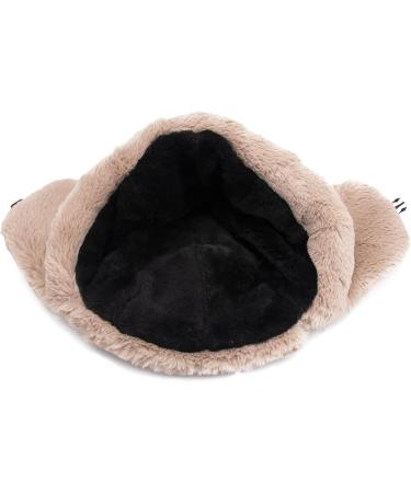 Peicees Winter Ushanka Trapper Hat with Earflaps - Unisex Black Winter Hat for Adults and Kids - Buy Online on SooperMarket.com