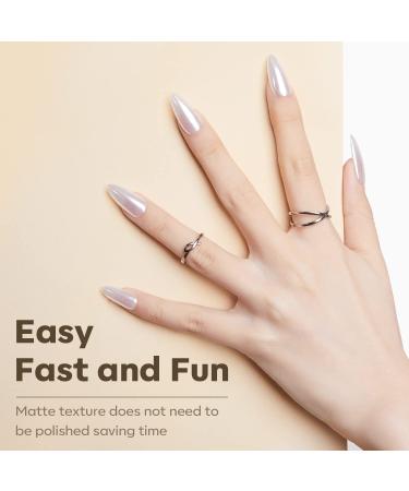 Modelones Nail Tips 500 PCS - Full Cover Soft Gel Tips Set Pre-Shaped Matte PMMA Resin 10 Sizes Medium Almond for Nail Art DIY - Buy Online on SooperMarket.com