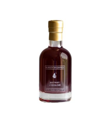 Burren Balsamics Beetroot and Cocoa Nib Infused White Balsamic Vinegar of Modena 200ml Beetroot and Cocoa Nib 200ml