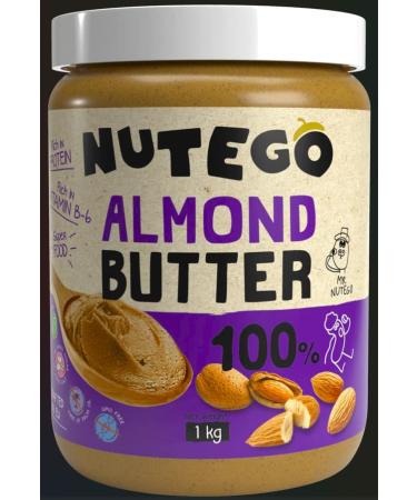 Nutego 100% creamy almond butter No additives no salt no sugar no palm fat 1 KG