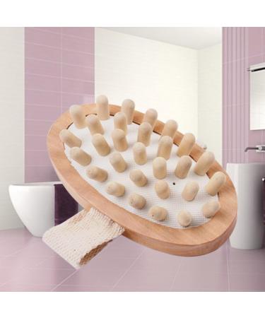 Yardwe Wooden Cellulite Massage Body Massager for Hair Stimulation and Skin Exfoliation - Buy Online on SooperMarket.com