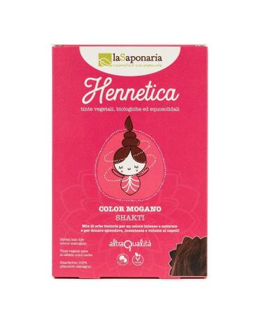 Plant the Saponaria Dyed Hair Mahogany Shakti 100 g