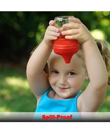 Scoolr Baby Sippy Cup Lids 3pcs: Elephant Spill Proof Silicone Sippy Lids for Kids - Blue, Green, Yellow - Buy Online on SooperMarket.com