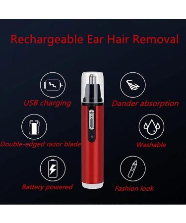 Buy TEMKIN Rechargeable Nose Hair Trimmer | Multifunctional Electric Ear & Face Hair Removal Tool - Buy Online on SooperMarket.com