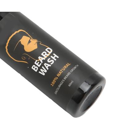 60ml Beard Shampoo - Portable Softening & Cleansing for Men's Beard Care | International Shipping - Buy Online on SooperMarket.com