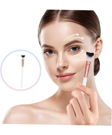 CANIGHT Makeup Tool Brush for Nose Makeup White Blush Brush Nose Contour Brush 18.50X1.00X1.00CM White - Buy Online on SooperMarket.com