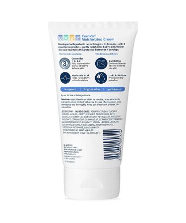 CeraVe Baby Moisturizing Cream 5 oz - Gentle Hydration for Delicate Skin - Buy Online on SooperMarket.com