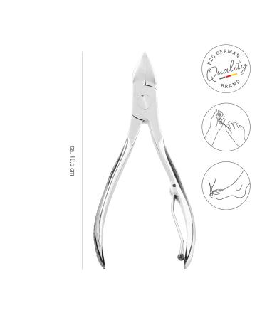 Titania Extra Sharp Professional Nail Tongs (10.5 cm) - Strong Stainless Steel Nail Scissors for Manicure & Pedicure Ideal for Thick & Strong Toenails - International Shipping Available - Buy Online on SooperMarket.com