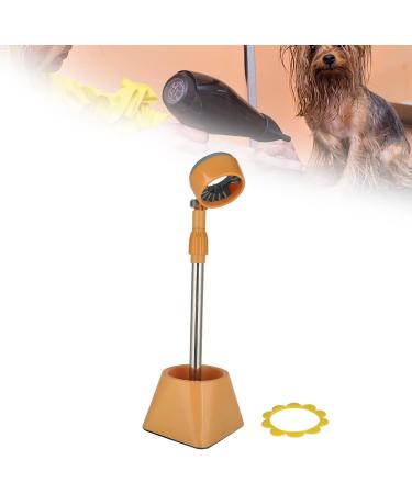 Blow Dryer Holder Stand Hair Dryer Stand Holder Hands Free Flexible Hair Dryer Stand Stainless Steel Adjustable Angle Hair Dryer Holder With Stable Base Easily Install and(Yellow belt flowers) - Buy Online on SooperMarket.com