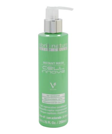 abril et nature - Instant Mask Cell Innove - Moisturising Hair Mask - 200 ml - For Damaged Hair - Hair Treatment with Stem Cells - Vegan Product