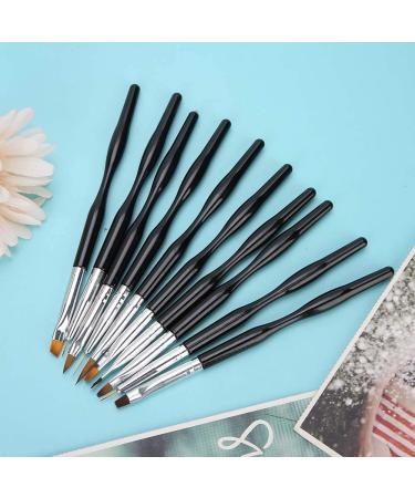Easy To Carry Strong Toughness 10pcs Reliable And Durable To Use Nail Art Dotting Pen Nail Art Pen for Nail Salon Professional Manicurist