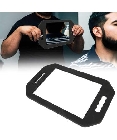 Rimosy Lightweight Handheld Mirror - Double Handle Mirror for Barbers, Salons, and Beauticians - Black Foam Handle, Easy to Carry & Hold - Ideal for Haircuts & Make-up - Buy Online on SooperMarket.com