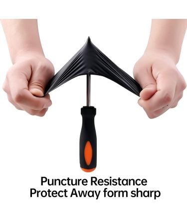 Black Vinyl Disposable Gloves Large 50 Pack - Latex Free, 3 Mil, Powder-Free Exam Gloves for Home Cleaning and Food Handling - 50pcs - Buy Online on SooperMarket.com
