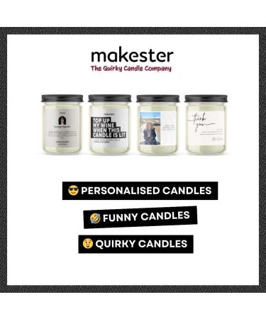 Rescue Dog Candle - 220g Soy Wax with Vanilla Jasmine & Almond - Perfect Gift for Dog Lovers - Makester Dog Candles - Buy Online on SooperMarket.com