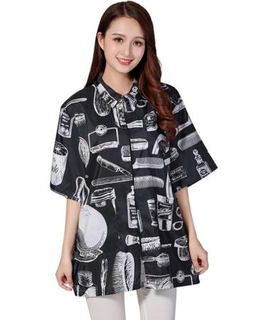 PLAFOPE Womens Jacket Fiber Vintage Aprons for Women Ladies Barber Jacket Barber Coat 84x60cm - Buy Online on SooperMarket.com