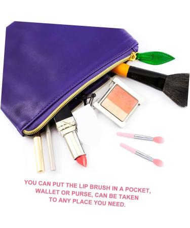 1 Set Lip Gloss Brush Silica Gel Beauty Products Miss Make up 5X1X0.5CM Pink - Buy Online on SooperMarket.com