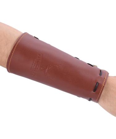 VGEBY1 Leather Arm Guard  Asjustable Archery Armband Durable Archery Arm Guard Safe Strap Armband Arm Guards For Archery - Buy Online on SooperMarket.com