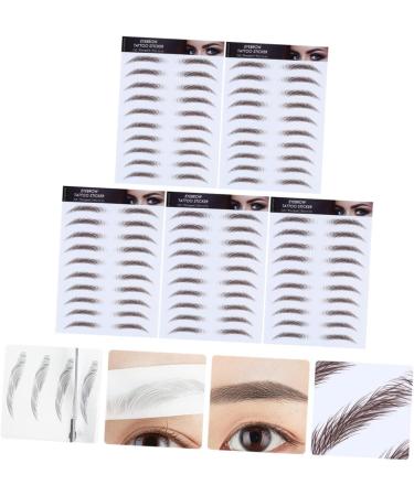 MAGICLULU 15 Pcs Eyebrow Stickers Fake Eyebrows 6 Proof Water Transfer Paper with Ink Tool - Buy Online on SooperMarket.com