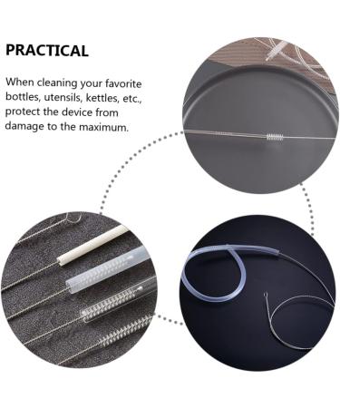 Lurrose 12 STK Cleaning Brush Set - Straw Bottle & Ventilation Cleaners | Portable Nylon Wire Tools for Baby Test Tubes & AC Drainage - Buy Online on SooperMarket.com