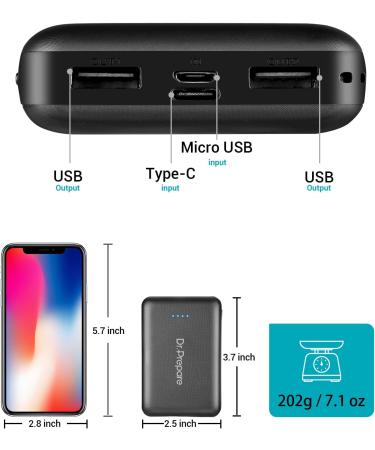 Dr. Prepare Heated Eye Mask & 10000mAh Power Bank Bundle - Relaxation and On-the-Go Charging - Buy Online on SooperMarket.com