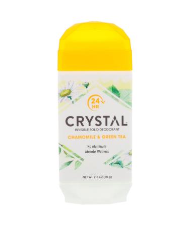 Crystal Body Deodorant Invisible Solid Deodorant Chamomile & Green Tea 2.5 oz (70 g)