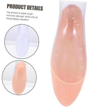minkissy 4 Pairs Silicone Feet Foot Care Protector Non- Slip Silicone Socks Anti- Cracking Socks Plantar Socks Moisturizing Socks Elastic Gel Socks Moisturiser Socks Silica Gel L 19.5X9.5X1.5CM - Buy Online on SooperMarket.com