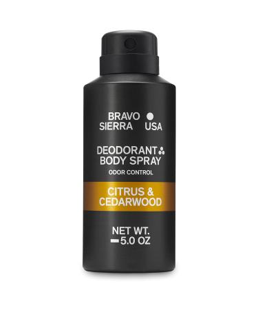Bravo Sierra Citrus & Cedarwood Body Deodorant Spray 5 oz