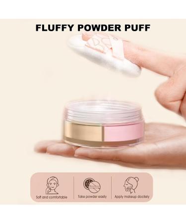 Loose Powder Setting - Triple Grid Matte Foundation for Natural Skin Tone | Lightweight Breathable & Long-Lasting Oil Control - Buy Online on SooperMarket.com