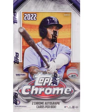 2022 Topps Chrome MLB Baseball HOBBY box (24 pks/bx + 1 bonus silver pack)