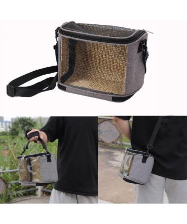 Osindii Bird Travel Cage Small Animals Hamster Carrier Bag PVC Transparent Parrots Travel Cage Breathable Pet Birds Bag Backpack with Shoulder Strap (blue) - Buy Online on SooperMarket.com