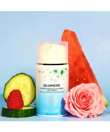 YUNASENCE QLUMIERE Bio-Restorative Cucumber Cream - Hydrating Amino Acids Hyaluronic Acid & Caviar for Soothing Skin Care - Buy Online on SooperMarket.com
