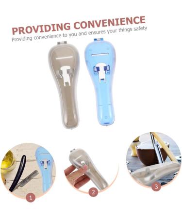 Magiclulu 4-Piece Razor Storage Box Set | Baby & Men's Shaving Cases | Travel Containers | Compact 16.5x6x3.5cm | Blue - Buy Online on SooperMarket.com