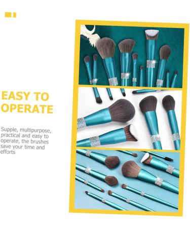 minkissy 5 Sets Diamond Makeup Brush Face Tools Cosmetic Artificial Fiber Miss Rhinestones - Buy Online on SooperMarket.com