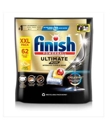 Finish Ultimate Plus 62s Lemon Dishwasher Tablets