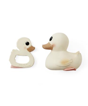 HEVEA Kawan Rubber duck & Teether Giftset