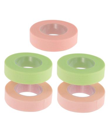 Housoutil 15 Rolls Grafting Eyelash Tape Gel Tape Supplies Tape for Eyelash Extension Eyelash Extension Adhesive Tape Green Tape Super Facial Tools Non-Woven Fabric Beauty Products