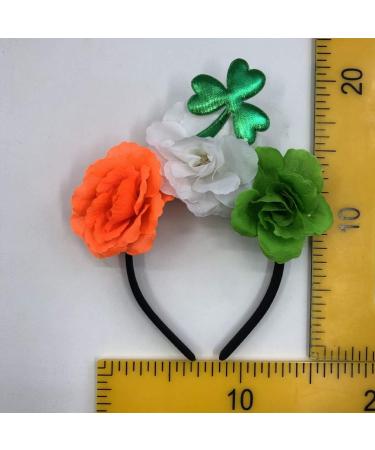 Amosfun Clover Headband St. Patrick Day Headband Colorful Rose Hair Hoop Carnival Cosplay Party Hairbands Irish Party Hair Accessory St. Patrick Day Carnival Photo Props - Buy Online on SooperMarket.com