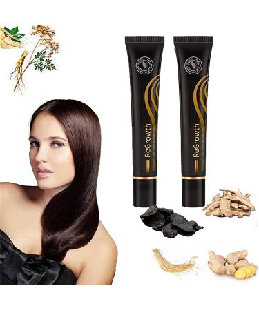 GOKAME 3PCS Regrowth Organic Hair Serum Roller Set Hair Care Anti Stripping Liquid Triple Roll-On Massager Hair Growth Essence for Woman