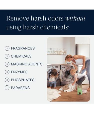 EnviroKlenz Liquid Laundry Enhancer - Non-Toxic Fragrance-Free Odor Remover for 20 Loads | Eliminates Chemical Musty Sweat Smoke & Pet Odors - Shop Internationally - Buy Online on SooperMarket.com