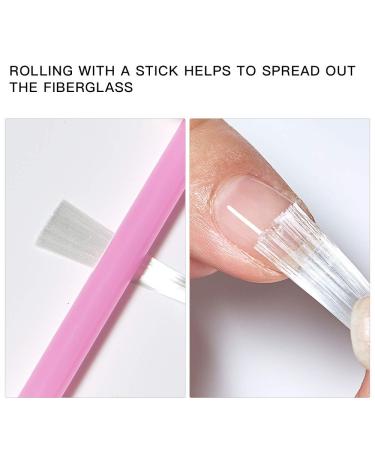 Magical Silk Fiberglass Nail Extension Kit with Building Gel - Nail File, Tweezers, Nail Tips Clip Included - Buy Online on SooperMarket.com