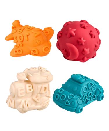 Squeezing Sensory Ball Toy Sensory Balls for Children-Structured Soft Squeeze Massage Balls |Structured hand -catching balls develop fine motor skills and sensory play multisensory