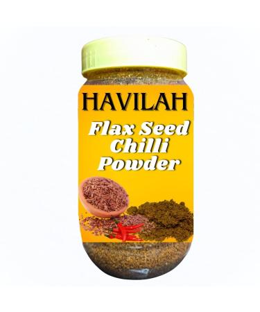 Havilah Flax Seed Chilli powder 250 g Alsi Seeds Idli Milagai podi Aali Vidhai Podi Fibre Rich Idli Karam Podi Idli podi Avisa Ginjala Karam Podi Superfood for Cooking Supplements