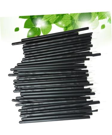 BELLIFFY 100pcs Eye Makeup Tools Eyeliner Smudge Brush Lip Scrubber Tool Eyeliner Applicator Tool 15cmX10cm Black - Buy Online on SooperMarket.com