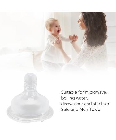 Buy Silicone Newborn Pacifiers - Soft Wide Mouth 6-Pack for Baby Comfort | International Shipping Available - Buy Online on SooperMarket.com