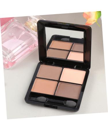 WOONEKY 4 Mirror Elegant Brown Eyeshadow Makeup Sponge Shadow Matte Eye with and Colors - Buy Online on SooperMarket.com