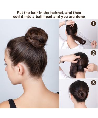 Uraqt 35-Piece Invisible Elastic Hair Networks - Premium Nylon Hair Buns for Women & Girls Ideal for Ballet & Dance - Buy Online on SooperMarket.com