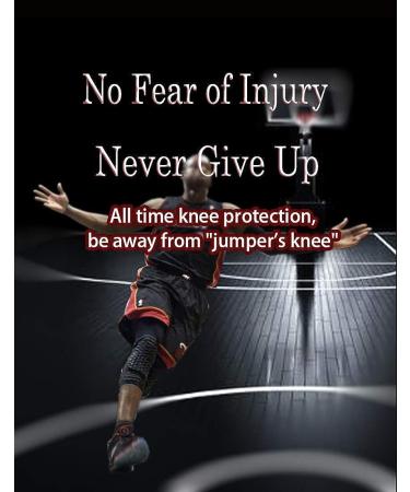 Unlimit Black Basketball Compression Pants with Knee Pads | 3/4 Capri Leggings - Medium - Buy Online on SooperMarket.com